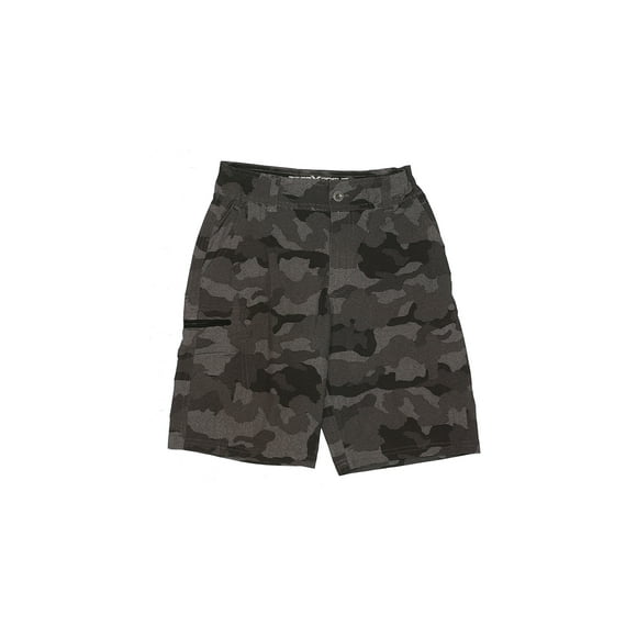 ZeroXposur Big Boys Grey Camo Print River Shorts ZeroXposur Big Boys Grey Camo Print River Shorts